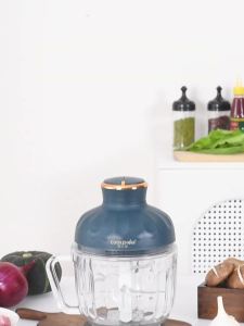 Dry Grinder Meat Chopper Food Meat Grinder Meat Mincer Machine Meat Grinder Chopper Electric Meat Stuffing Cooking Pepper Multi-Functional Mashed Garlic Automatic Household Small Stirring