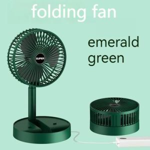 Portable fan multi-function folding USB charging fan three-speed portable folding telescopic home outdoor fan camping small fan