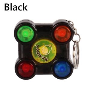 Memory Cube KeyChain Keyrings Key Chain Key Rings Creative Simon Game Console Electronic Memory Exercise Hand Brain Machine for Kid Classic Toys Handheld for Children Kids Gifts