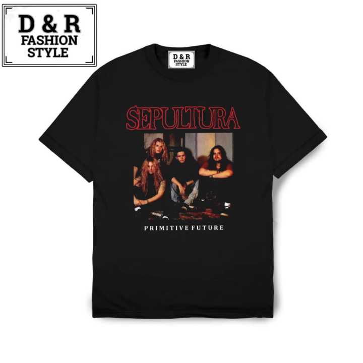 Kaos Baju Music/Band SEPULTURA PRIMITIVE FUTURE Premium Bootleg