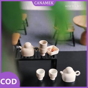 CANAMEK✨ 1 12 Dollhouse mô phỏng ấm trà ấm trà Kit Dollhouse thu nhỏ nhà bếp trang trí đồ chơi búp bê nhà vi cảnh đạo cụ ảnh