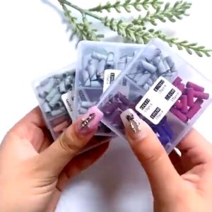 Mini Mandrel 80/120/180/240 Grit Nail Art Sanding Bands For Drill Bits Polish Removal Ring Tools PAZU
