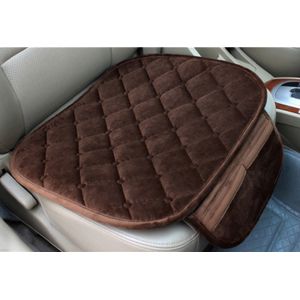 【COD】【3PCS/SET】Universal Car Seat Cushion Pad Protector Cover Front Rear Seat Mat Non-Slip Plush Covers Sedan Hatchback Car Interior Accessories
