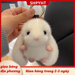 [COD] SHPYHT Giao hàng địa phương Fluffy Rabbit Keychain Cho Các Cặp Vợ Chồng Với Mềm Mại Sang Trọng Pompon Dễ Thương Bunny Túi Mặt Dây Chuyền Cho Cô Gái Quà Tặng Túi Xách Quyến Rũ