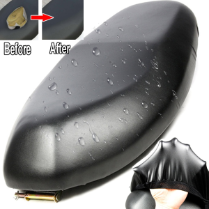 1Pcs Universal Motorcycle Elastic Cushion Cover Thickened Pedal Battery Car Sun Proof and Rain Proof Leather Seat Cover