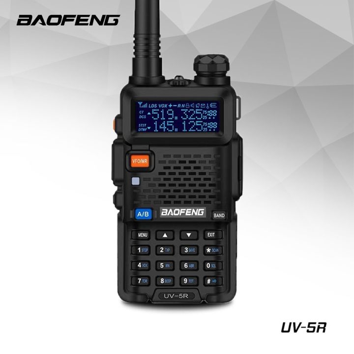 Baofeng UV5R VHFUHF Dual Band TwoWay Radio (Black) Lazada PH