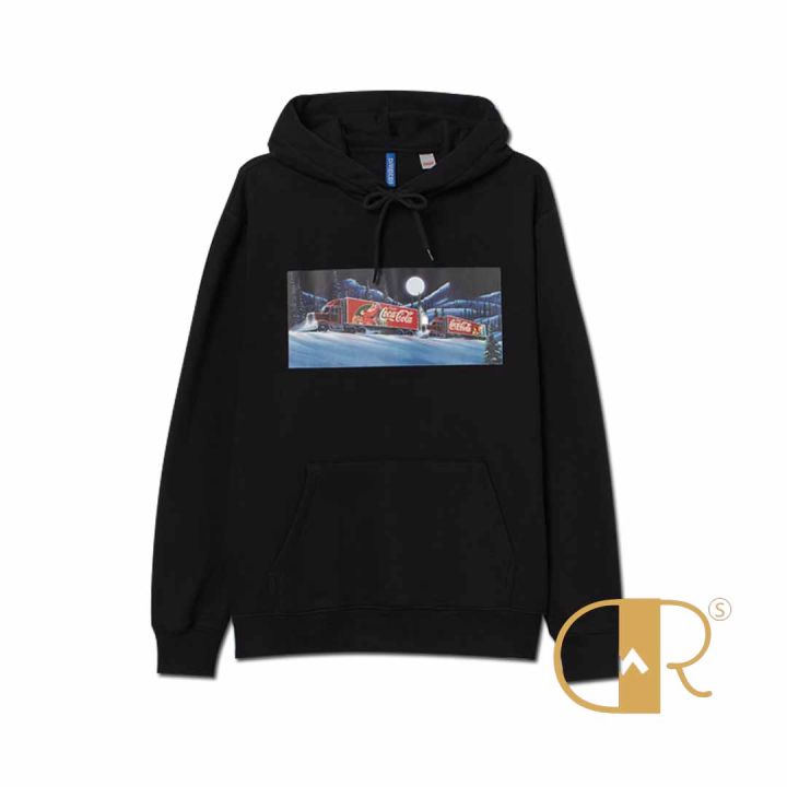 Hoodie Coca Cola Black H&M 100% Original Store Free PaperBag