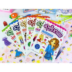 Sách - Dán Hình Thông Minh: Princess Fashion Công Chúa Thời Trang (Cho bé 3-8 tuổi) -NDbooks