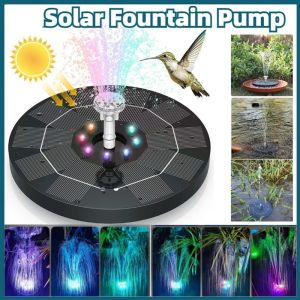 16CM Solar Fountain Outdoor Garden Pond Circulation Pump Landscape Spray Nozzle Garden Decoration