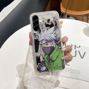 Phone Casing for Samsung A17 A07 LTE A56 A36 A26 A16 A06 5G New 2025 Cute Anime Naruto Kakashi Pattern Shockproof Clear Rubber Soft Case for Galaxy A17 5g A07 LTE Cartoon Casing Cover
