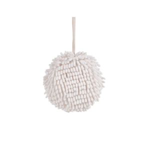 Jozoo Soft Absorbent Wipe Hand Towel Ball Kitchen Soft Plush Chenille Hanging Towel for Hands