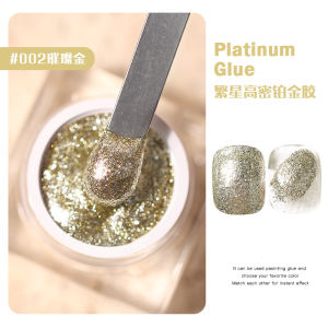 ALOBEAUTY - GLITTER PAINTING GEL HIGH DENSITY PLATINUM NAIL GLUE - CAT KUKU GLITTER KUTEK UV LED NAIL ART [2 VARIAN]