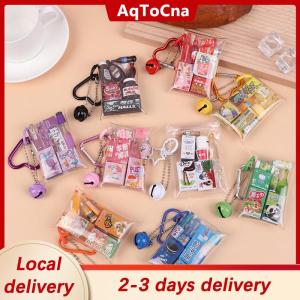 [COD] AqToCna Ship within 24 hours Creative Mini Snack Bag Toy Simulation Food Toys Keychain Cute Mobile Phone Pendant Bag Ornaments Accessories Gift