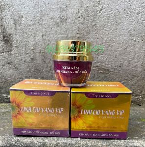 Kem Nám Tàn Nhang Đồi Mồi Trắng Da Linh Chi Vàng Vip Thế Hệ Mới 20g