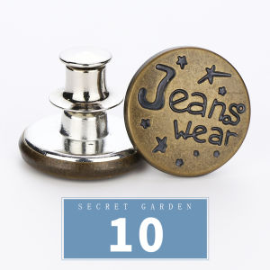 【Pharaoh🎀COD】1PC Kancing Jeans Pengikat Snap Logam Aksesori Jahit Kancing Pakaian yang Dapat Disesuaikan
