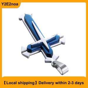 【Local shipping】 Fashion Versatile Cross Pendant Necklaces For Women Men Hip Hop Creative Temperament Necklaces Jewelry Accessories Gifts
