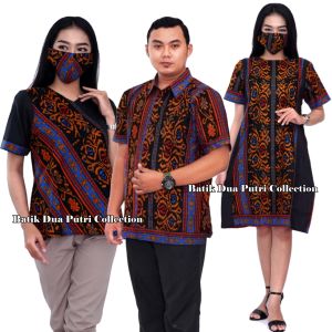 Couple Atasan Batik Wanita Dress Batik Kemeja Batik Pria