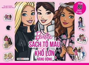 Sách Tô Màu Barbie Khổ Lớn - Năng Động