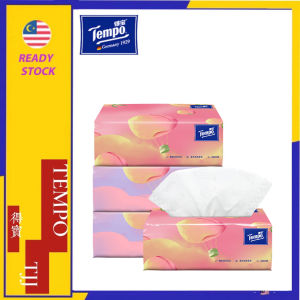 Tempo peach Facial Tissue 4ply 90s*4