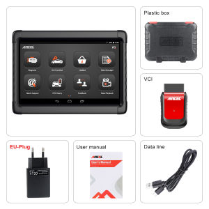 Ancel X6 OBD2เครื่องสแกนระบบทั้งหมดพร้อม ABS EPB DPF TPMS Oil 10 Reset บริการสำหรับ Toyota Honda Mitsubishi Ford Hyundai Proton Perodua EOBD เครื่องอ่านรหัส JOBD เครื่องมือวิเคราะห์รถยนต์อัปเดตฟรี