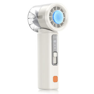 ORICO Portable Handheld Turbo Fan TEC Semiconductor Cold Cooling Mini Pocket Fan 120 Speed Digital Display Rechargeable Travel O