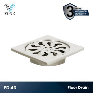 VONE Floor Drain Saringan Got Kamar Mandi Stainless FD-V43
