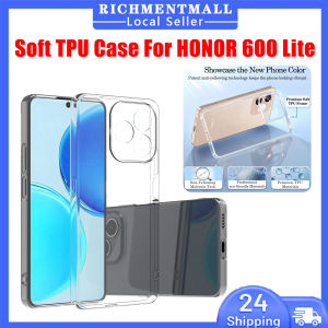 【🔥SG🔥】RICHMENTMALL Transparent TPU Soft Silicone Clear Cover For HONOR 600 Lite Clear Case Cover For HONOR 600 Lite Slim Phone Case