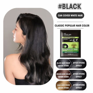 30ML Hair Color Shampoo Herbal Hair Dye Shampoo White Hair into Black/Brown Hair Blackening Shampoo