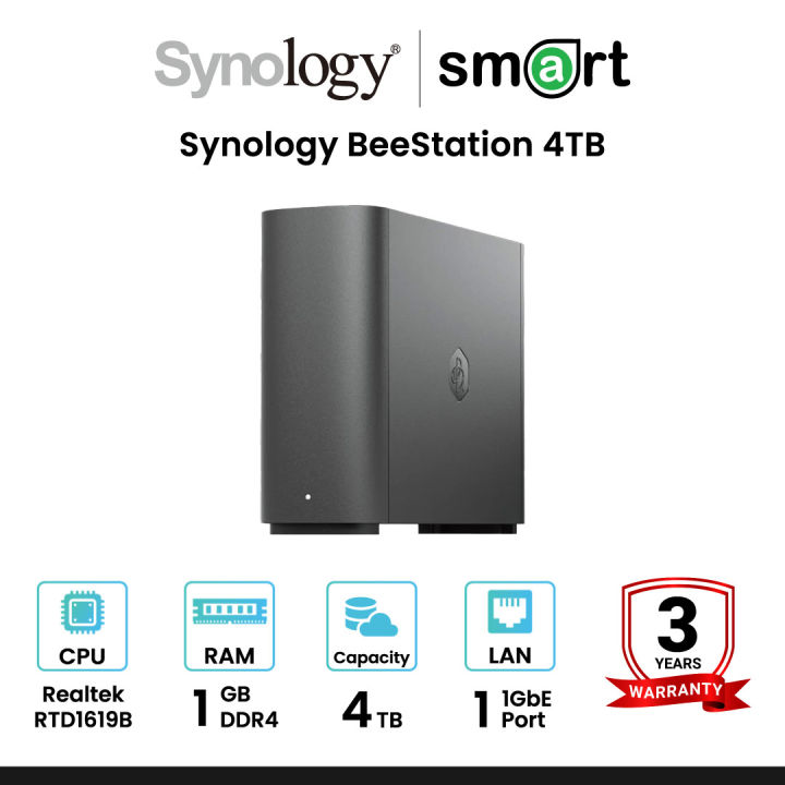 Synology BeeStation 4TB（BST150-4T） Synology BeeStation BST150-4T 4TB Personal Cloud Storage