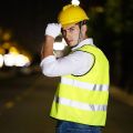 Rompi Vest Safety Proyek Lapangan 2 Line Scotlight Outdoor Pelindung Kerja. 