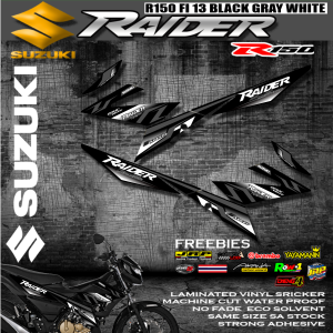 Raider 150 Fi Decals Sticker With Freebies