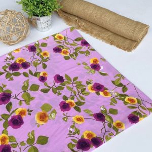 Kain Bubble Crepe Motif  Kain Motif Bunga  Kain Crepe Premium