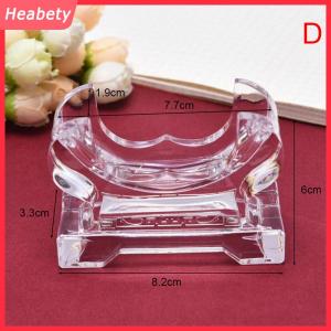 Heabety  Trong suốt Acrylic Vòng đeo tay hiển thị giá Bangle tổ chức Lưu trữ chủ đứng