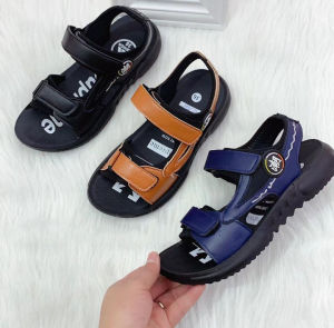 Dép sandal quai hậu bé trai Sandal bé trai học sinh thiết kế quai dán dễ dàng mang tháo