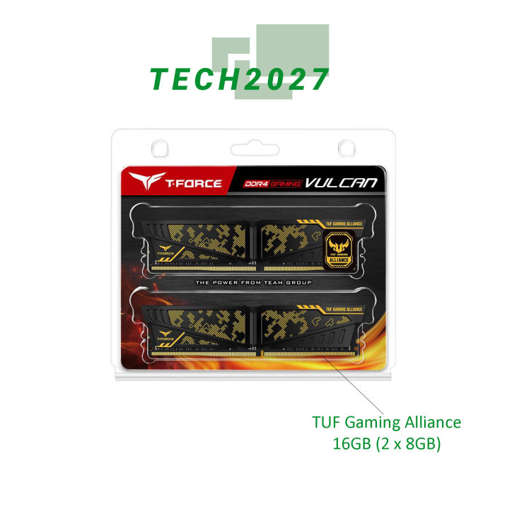TEAM GROUP T-FORCE DDR4 3200 8GB 2枚 - メモリー