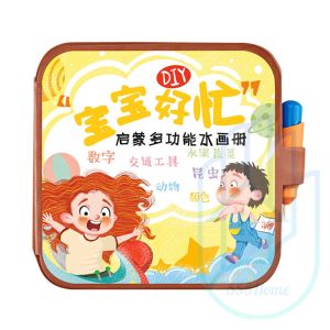 [SG] Magic Water Color Book | Activity Velcro Book | Montessori Busy Book | Prechool Early Learning