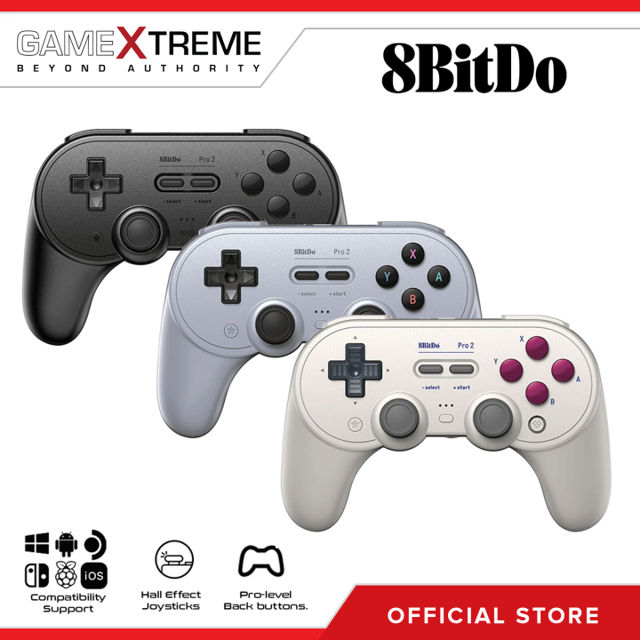 8bitdo Pro 2 Bluetooth Gamepad Hall Ed. For Windows/Android/Apple/MacOS ...