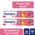 Pepsodent Kids Pasta Gigi Strawberry 50G - Twin Pack. 