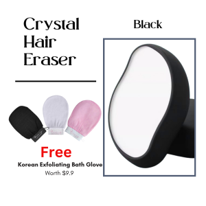 [SG READY STOCK] Crystal Hair Eraser For Men & Women| Magic Hair Remover | Painless Exfoliation Hair Removal |Epilator