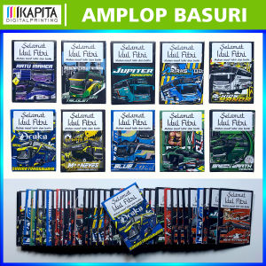 (Promo isi 20) Amplop Lebaran 1 set BASURI Telolet Angpau Lebaran Unik Murah Amplop lebaran terbaru 2024 amplop lebara