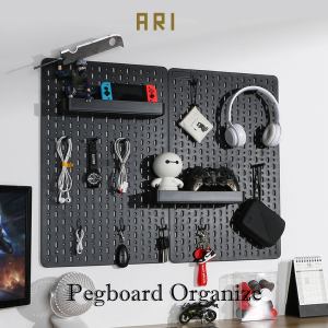 【Ready stock】Pegboard Perforated Display Board Wall Display Rack Peg Board Wall Mounted Hole Board Wall Organizer洞洞板