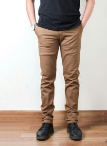 STAR DENIM Celana Panjang Chino Slim Fit Pria Jumbo
