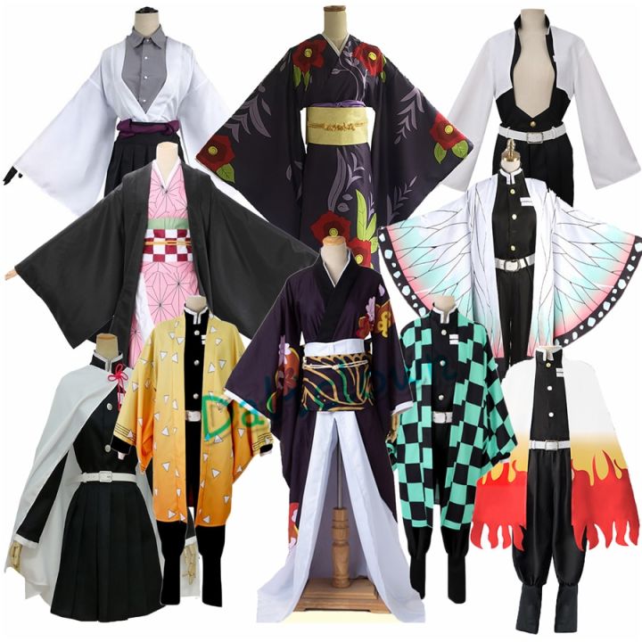 Anime Demon Slayer Tamayo Yushirou Cosplay Men Women Kimono Uniform ...