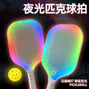 DOOUR Sợi carbon Vợt Pickleball Đèn LED Bề  mờ Chất lượng cao. Nhẹ Trò chơi chuyên nghiệp