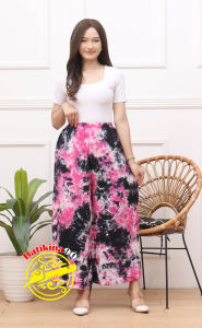 Celana Panjang Wanita Kulot Jumbo / kulot Rayon motif / Kulot Santai Harian / Kulot Tie Dye Bali