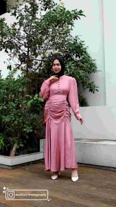 REDLOVE136 (TERBARU) GAMIS KEYLANA / MODEL SERUT / TERBARU / MUSLIMAH / FASHION / PESTA / BISA BUSUI / POLO LINEN ADEM