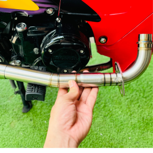 Cổ pô inox 304 32-35 là phụ kiện không thể thiếu cho các dòng xe Wave Dream và Cub Thailand.