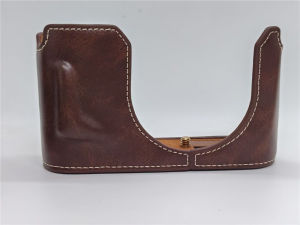 【NEW F】PU Leather Camera Half Body Case for Leica Q3 Battery Opening Bottom Cover