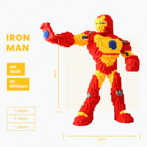 SMY Nano Blocks Superhero Marvel Avengers Mainan Anak Education Toys Balok Susun Puzzle 3D Action Figure