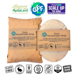 GFF Oats with Cocoa Butter Handmade Soap [ Plastic-Free | Sulfate-Free | Paraben-Free | 100% eco-friendly ]